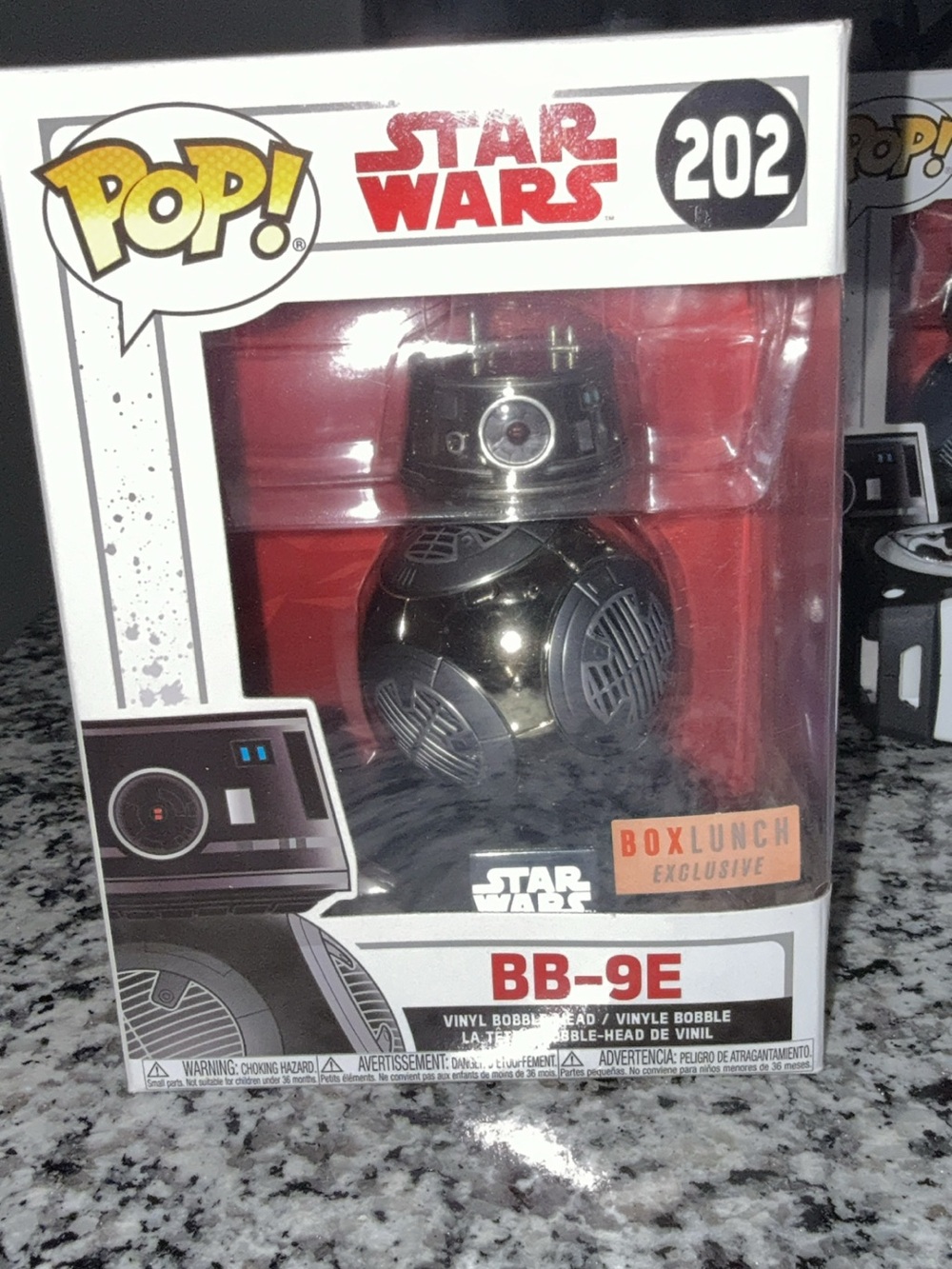 Funko BB-9E Vinyl Pop! Figure - Black and Silver